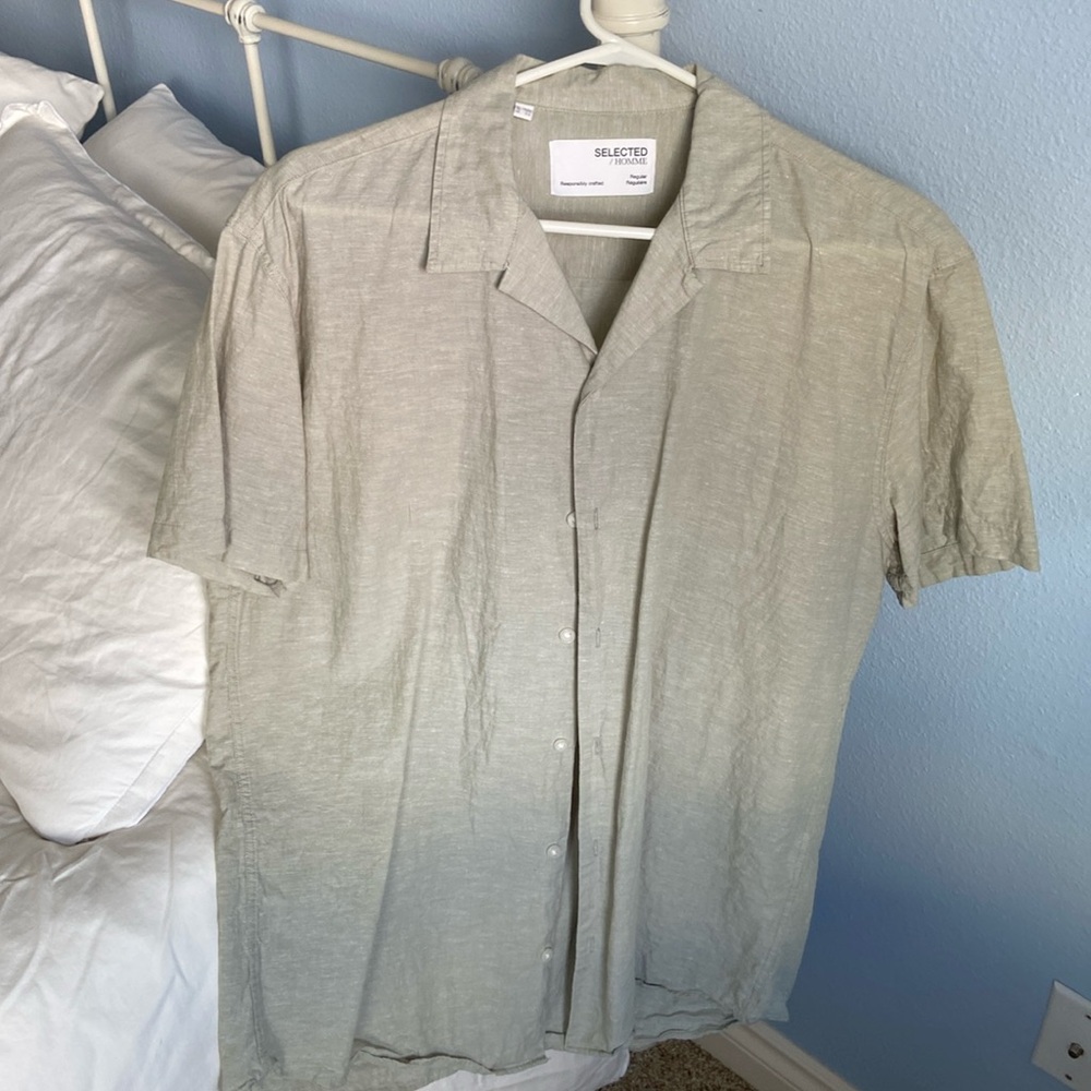 Selected Homme men’s short sleeve button up